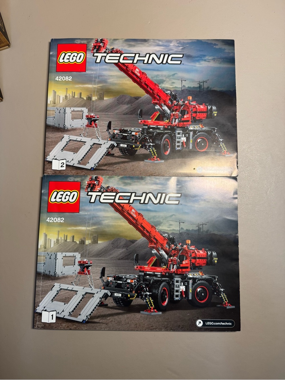LEGO Technic Red Mobile Crane (42082) Instruction Booklets